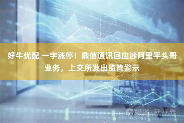 好牛优配 一字涨停！鼎信通讯回应涉阿里平头哥业务，上交所发出监管警示